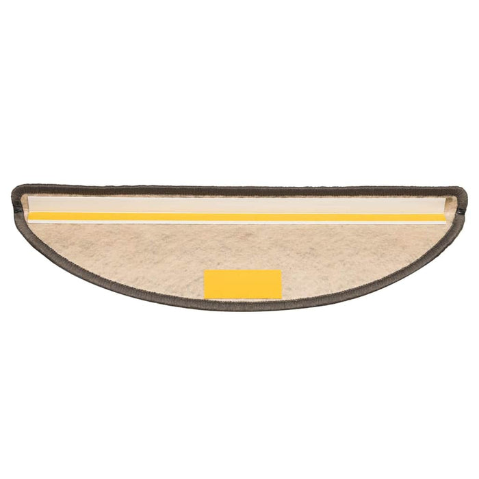 Tappeti Adesivi per Scale Sisal 30pz 56x17x3 cm Beige Marrone