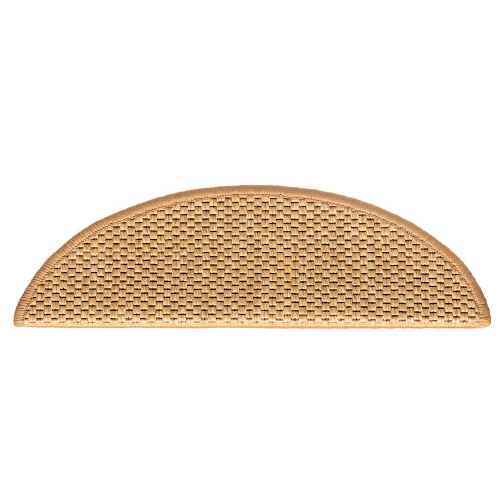 Tappeti Autoadesivi Scale Aspetto Sisal 30 pz 56x17x3 cm Sisal 3365865