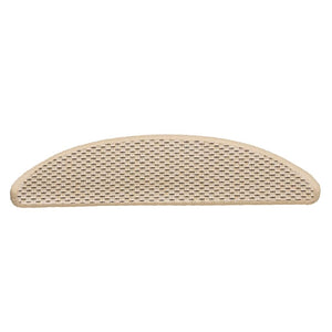 Tappeti Autoadesivi Scale Aspetto Sisal 30pz 56x17x3 cm Berbero