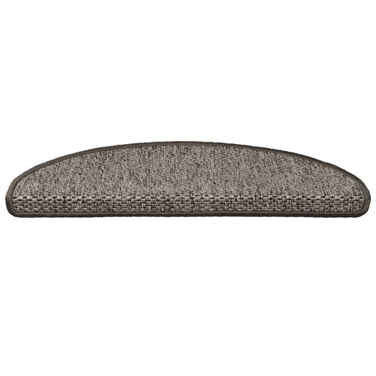 Tappeti Adesivi per Scale Sisal 30pz 65x21x4cm Beige Marrone 3365872