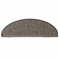 vidaXL Tappeti Adesivi per Scale Sisal 30pz 65x21x4cm Beige Marrone