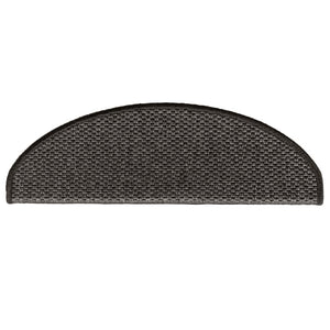 Tappeti Adesivi Scale Aspetto Sisal 30 pz 65x21x4 cm Antracite 3365873