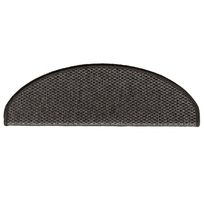 Tappeti Adesivi Scale Aspetto Sisal 30 pz 65x21x4 cm Antracite 3365873
