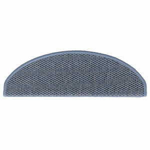 Tappeti Autoadesivi per Scale Aspetto Sisal 30pz 65x21x4 cm Blu
