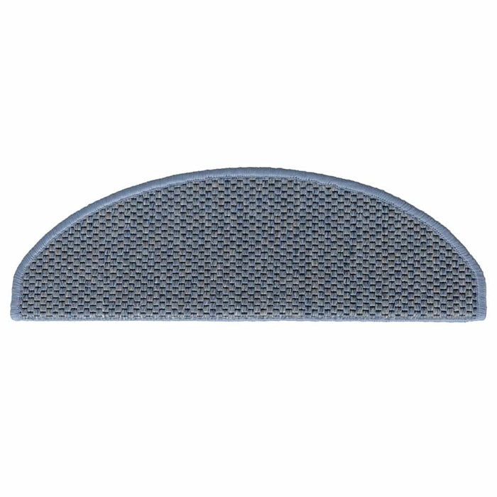 Tappeti Autoadesivi per Scale Aspetto Sisal 30pz 65x21x4 cm Blu