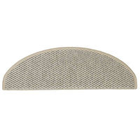 Tappeti Adesivi Scale Aspetto Sisal 30pz 65x21x4cm Verde Chiaro 3365875