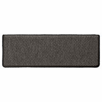 vidaXL Tappeti Adesivi Scale Aspetto Sisal 30 pz 65x21x4 cm Antracite