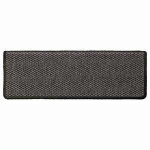 vidaXL Tappeti Adesivi Scale Aspetto Sisal 30 pz 65x21x4 cm Antracite