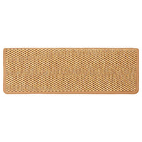 vidaXL Tappeti Adesivi Scale Aspetto Sisal 30 pz 65x21x4 cm Arancio