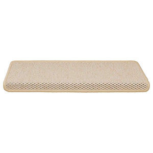 Tappeti Autoadesivi Scale Aspetto Sisal 30 pz 65x21x4 cm Berber 3365893