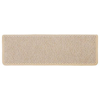 Tappeti Autoadesivi Scale Aspetto Sisal 30 pz 65x21x4 cm Berber 3365893