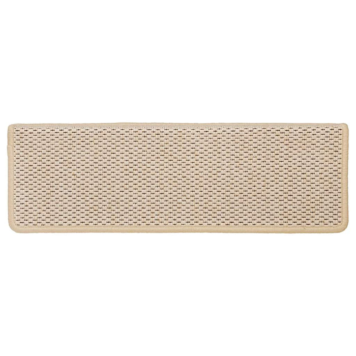 Tappeti Autoadesivi Scale Aspetto Sisal 30 pz 65x21x4 cm Berber 3365893