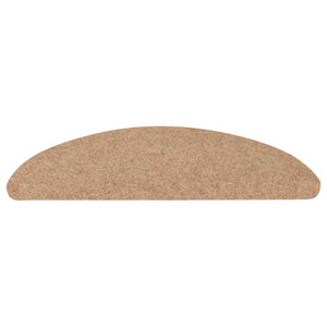 Tappetini Autoadesivi per Scale 20 pz Beige 56x17x3 cm