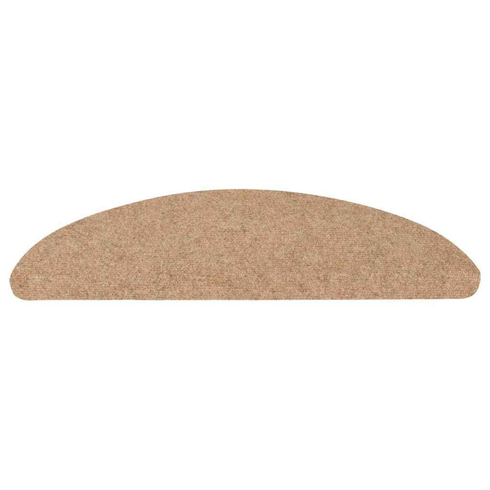 Tappetini Autoadesivi per Scale 20 pz Beige 56x17x3 cm 3365894