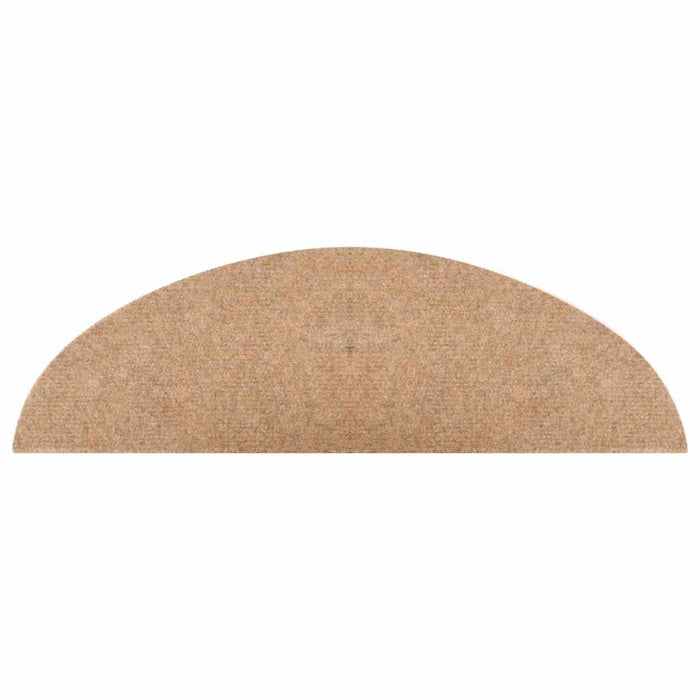 Tappetini Autoadesivi per Scale 20 pz Beige 56x17x3 cm