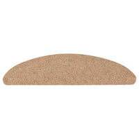 Tappetini Autoadesivi per Scale 20 pz Beige 65x22,5x3,5 cm