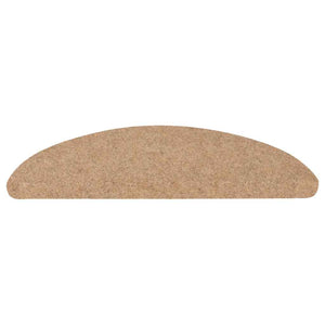 Tappetini Autoadesivi per Scale 20 pz Beige 65x22,5x3,5 cm