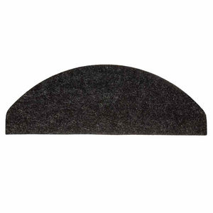 Tappetini Autoadesivi per Scale 30 pz Neri 56x17x3 cm