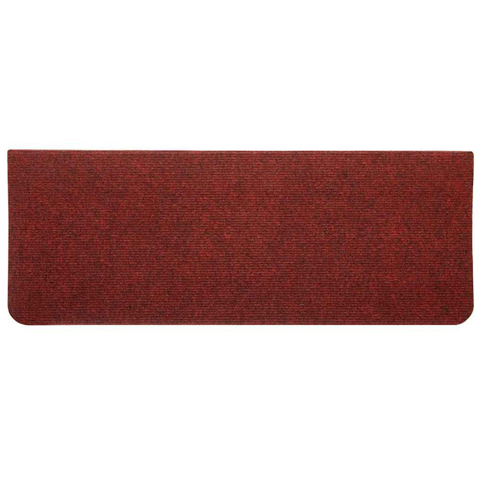 Tappetini Autoadesivi per Scale 30 pz Rossi 65x24,5x3,5 cm 3365916