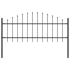 Recinzione per Giardino Grigio 340 x 75 cm 3360094