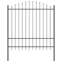 Recinzione per Giardino Grigio 850 x 175 cm 3360116