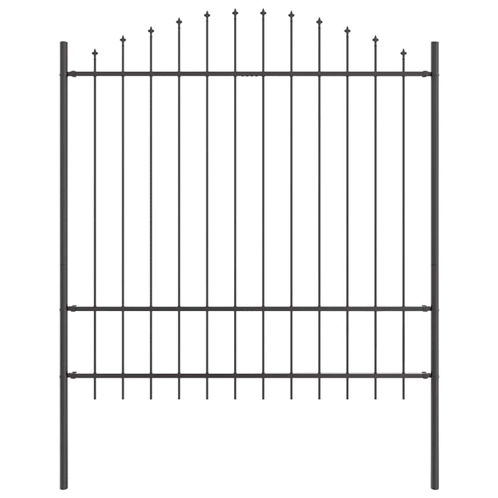 Recinzione per Giardino Grigio 1360 x 175 cm 3360134