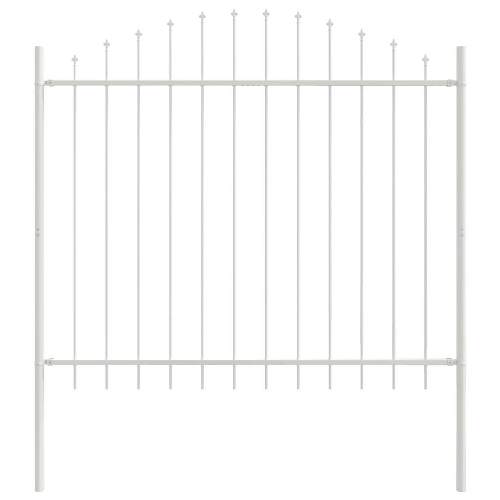 Recinzione per Giardino Bianco 1360 x 150 cm 3360175