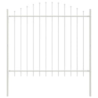 Recinzione per Giardino Bianco 1360 x 150 cm 3360175