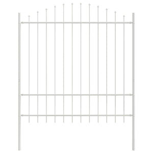Recinzione per Giardino Bianco 1360 x 175 cm 3360176
