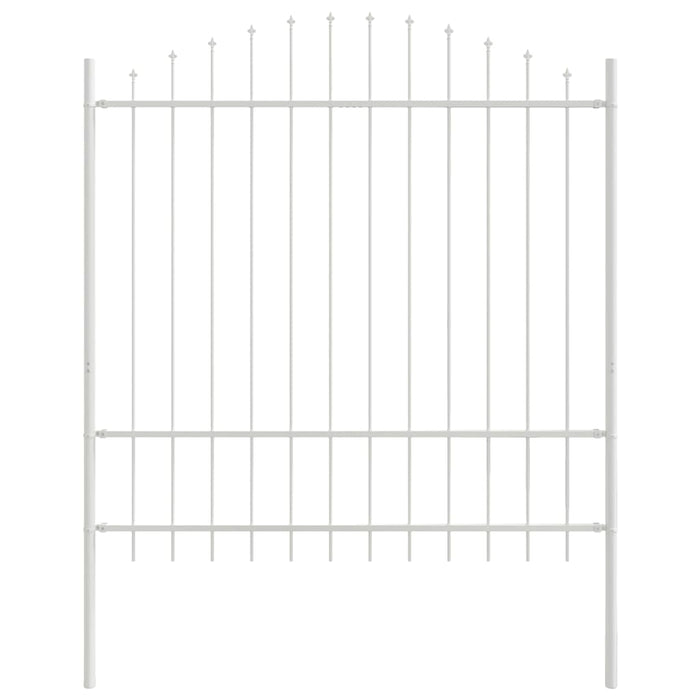 Recinzione per Giardino Bianco 1360 x 175 cm 3360176