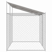 Gabbia per cani Argento 400 x 200 x 256 cm Acciaio zincato
