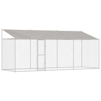 Gabbia per cani Argento 600 x 200 x 256 cm Acciaio zincato 3368302