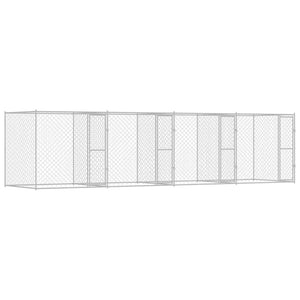 Gabbia per cani Argento 800 x 200 x 200 cm Acciaio zincato 3368308