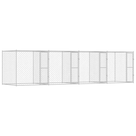 Gabbia per cani Argento 800 x 200 x 200 cm Acciaio zincato 3368308