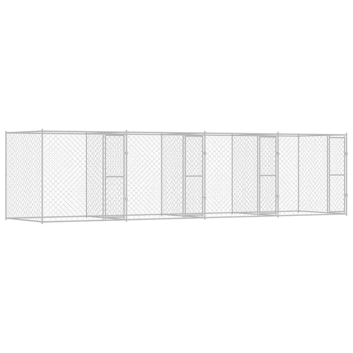 Gabbia per cani Argento 800 x 200 x 200 cm Acciaio zincato 3368308