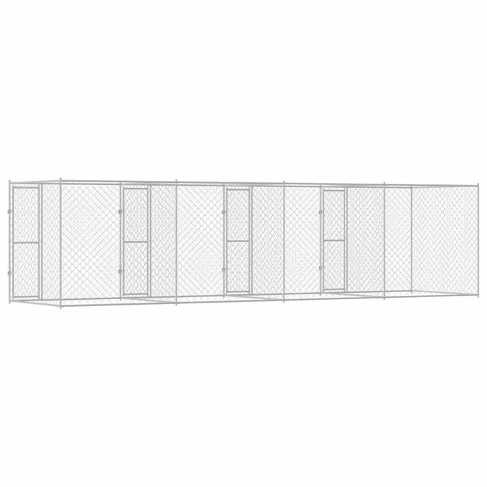 Gabbia per cani Argento 800 x 200 x 200 cm Acciaio zincato 3368308