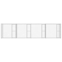 Gabbia per cani Argento 800 x 200 x 200 cm Acciaio zincato 3368308