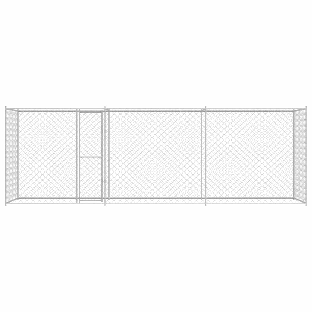Gabbia per cani Argento 600 x 200 x 256 cm Acciaio zincato 3368310