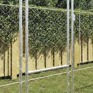 Gabbia per cani Argento 800 x 200 x 256 cm Acciaio zincato 3368311