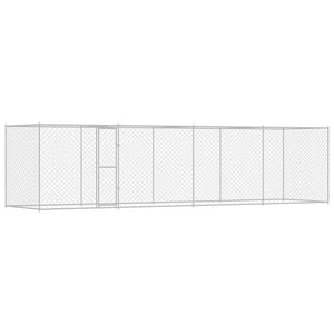 Gabbia per cani Argento 800 x 200 x 256 cm Acciaio zincato