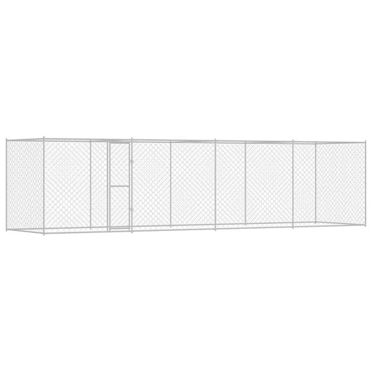 Gabbia per cani Argento 800 x 200 x 256 cm Acciaio zincato 3368311