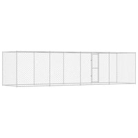 Gabbia per cani Argento 800 x 200 x 256 cm Acciaio zincato