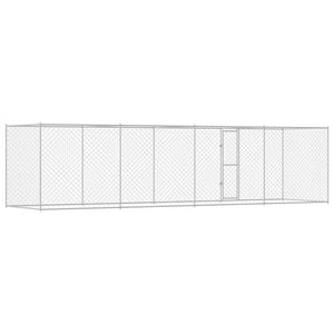 Gabbia per cani Argento 800 x 200 x 256 cm Acciaio zincato