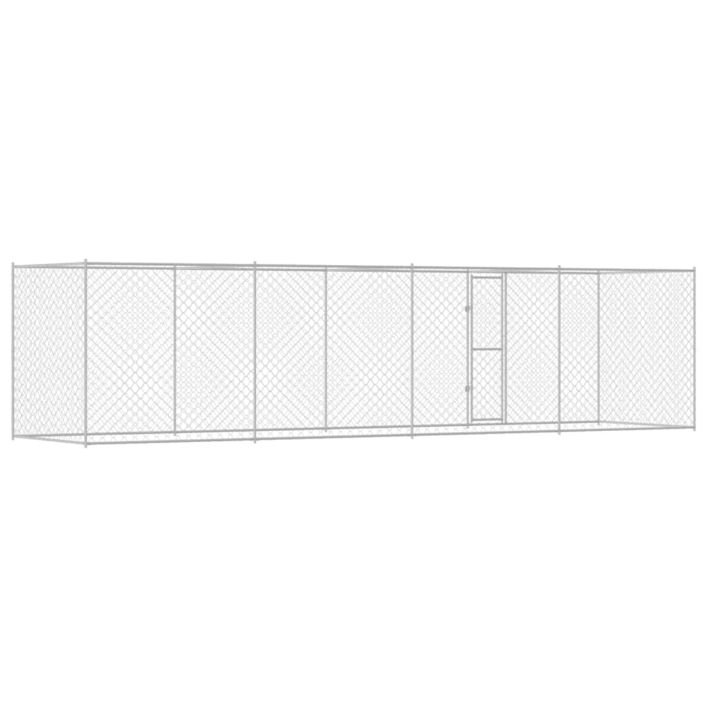 Gabbia per cani Argento 800 x 200 x 256 cm Acciaio zincato 3368311