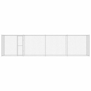 Gabbia per cani Argento 800 x 200 x 256 cm Acciaio zincato