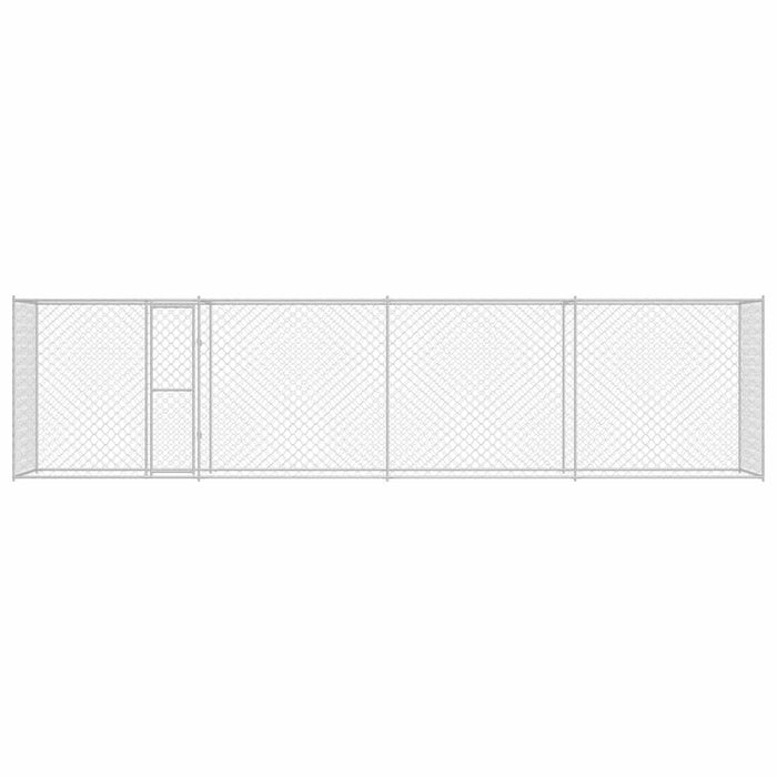 Gabbia per cani Argento 800 x 200 x 256 cm Acciaio zincato 3368311