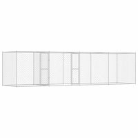 Gabbia per cani Argento 600 x 200 x 200 cm Acciaio zincato 3368312