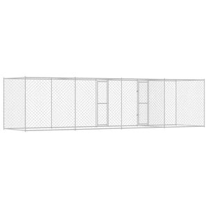 Gabbia per cani Argento 600 x 200 x 200 cm Acciaio zincato