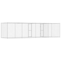 Gabbia per cani Argento 600 x 200 x 200 cm Acciaio zincato 3368312