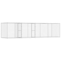 Gabbia per cani Argento 800 x 200 x 200 cm Acciaio zincato 3368313